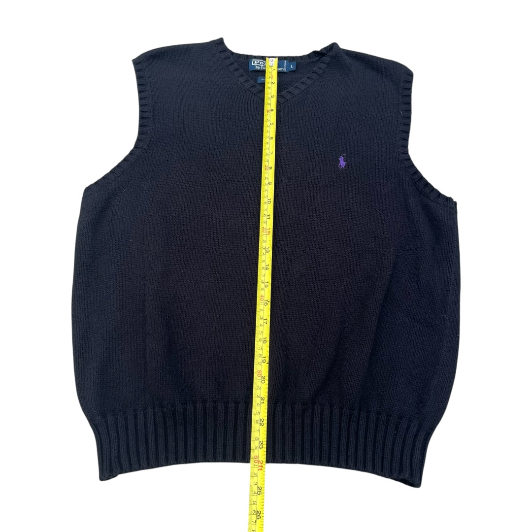VINTAGE Polo Ralph Lauren Knit Golfer Vest (Large)