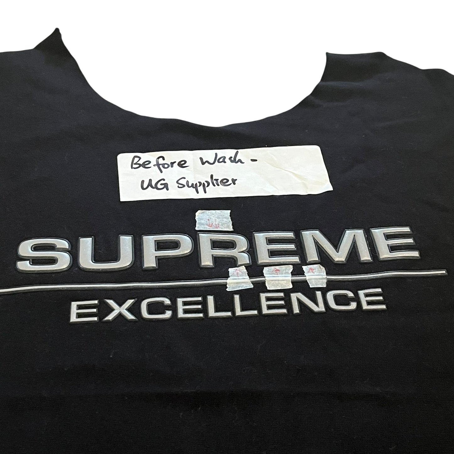SAMPLE Supreme "Excellence" Sample Fabric Swatch - Black (FW17)