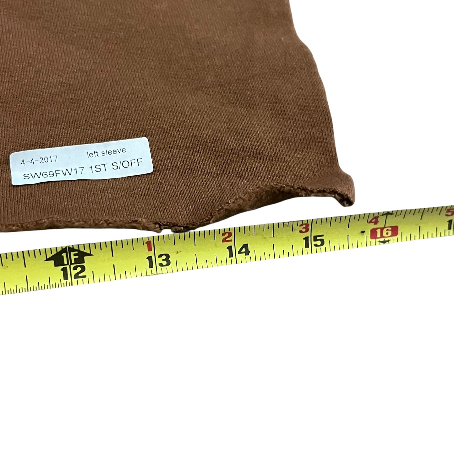 Supreme Menace Test Print Fabric Swatch (Brown)