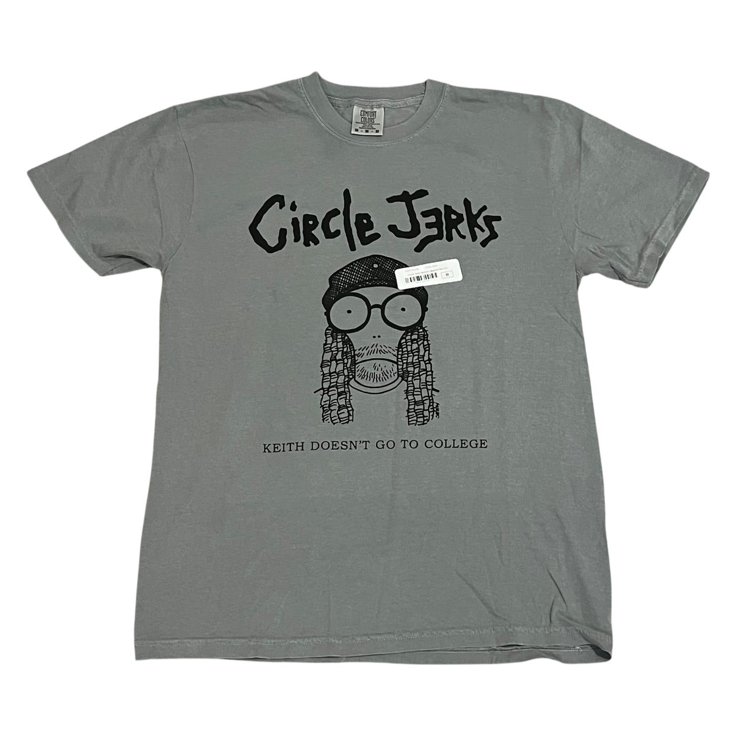 Circle Jerks x Decendents 2024 Concert Tour T Shirt - Grey (Medium)