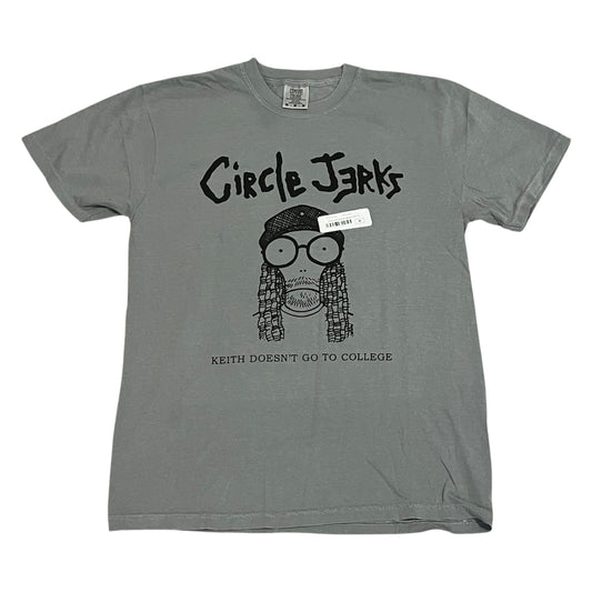 Circle Jerks x Decendents 2024 Concert Tour T Shirt - Grey (Medium)