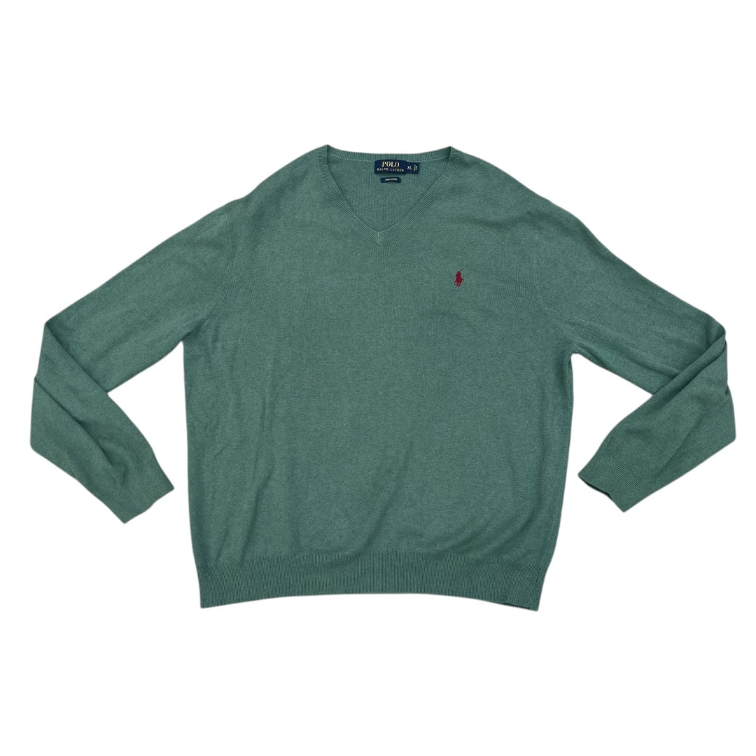 Polo Ralph Lauren Pima Cotton V Neck Sweater (XL)
