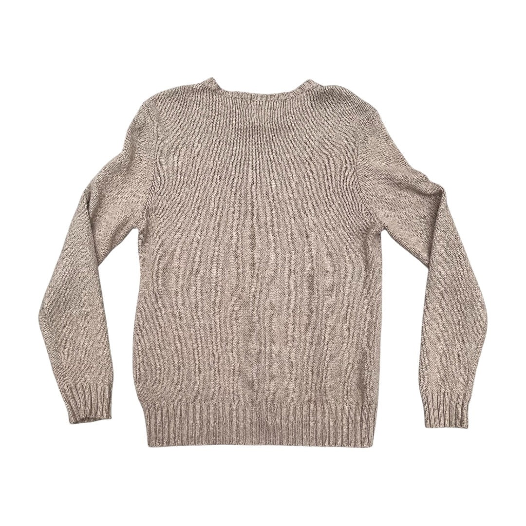 VINTAGE Polo Ralph Lauren Linen Knit Crewneck Sweater (Large)