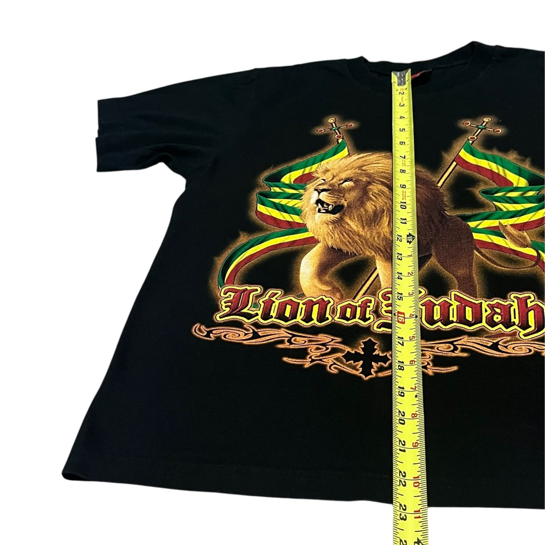 VINTAGE Lion of Judah Double-Sided T Shirt (Medium)