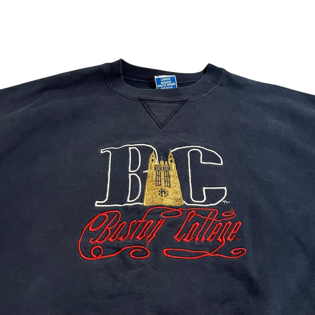 VINTAGE Champion Boston College Crewneck Sweatshirt (Large)