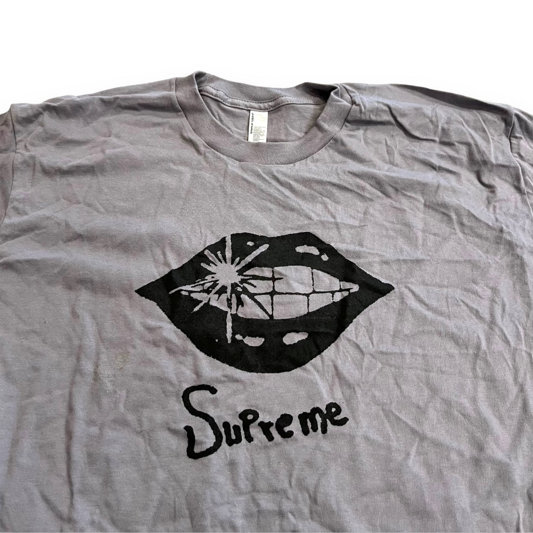 SAMPLE Supreme Shiny Teeth T-Shirt - Dark Grey (Large)