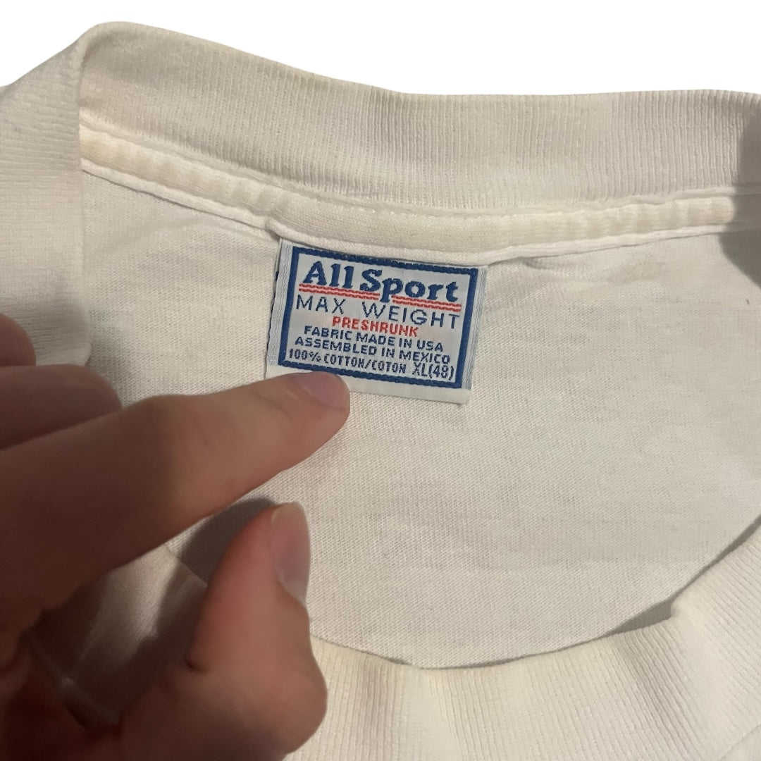 VINTAGE Round Is a Shape T Shirt (XL)