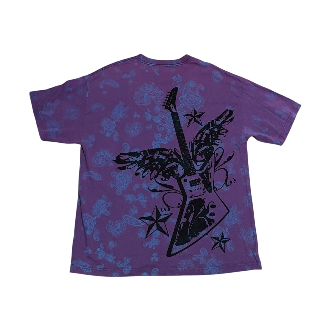 VINTAGE AOP Guitar T Shirt (XL)