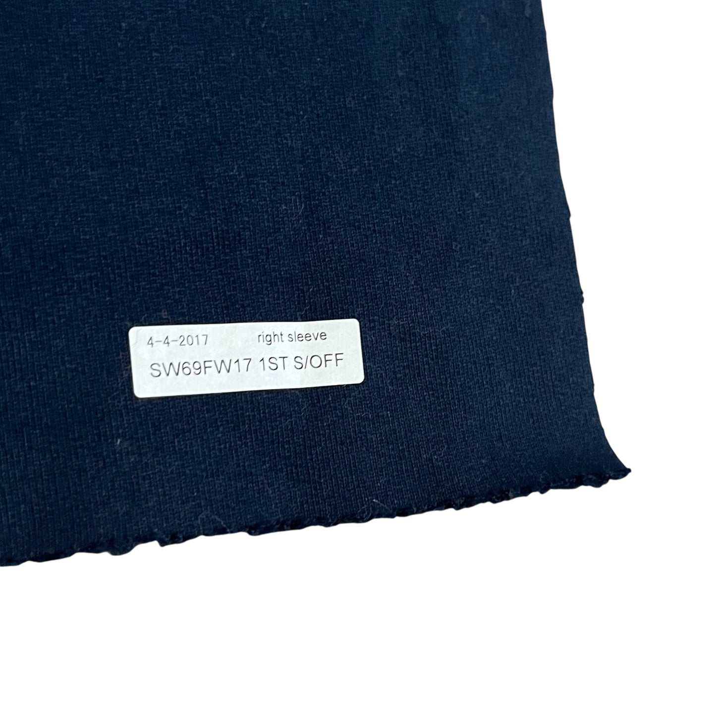 Supreme Menace Test Print Fabric Swatch ( Navy / Right )