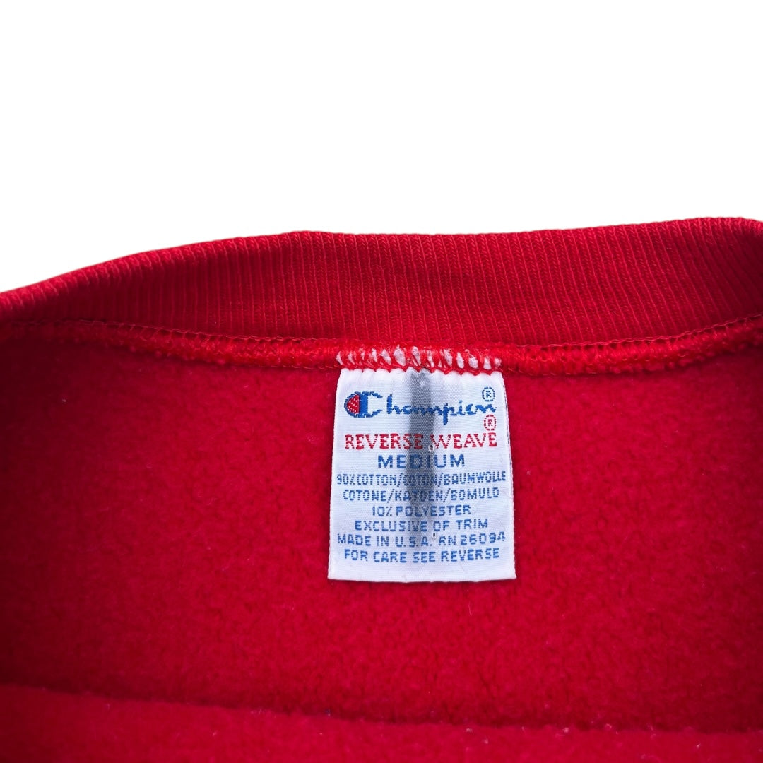 VINTAGE Champion Reverse Weave Blank Crewneck Sweatshirt (Medium)
