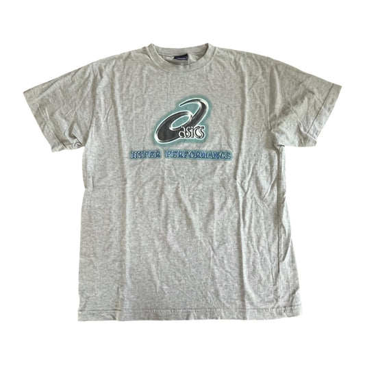 VINTAGE Asics Retro Logo T Shirt (Large)