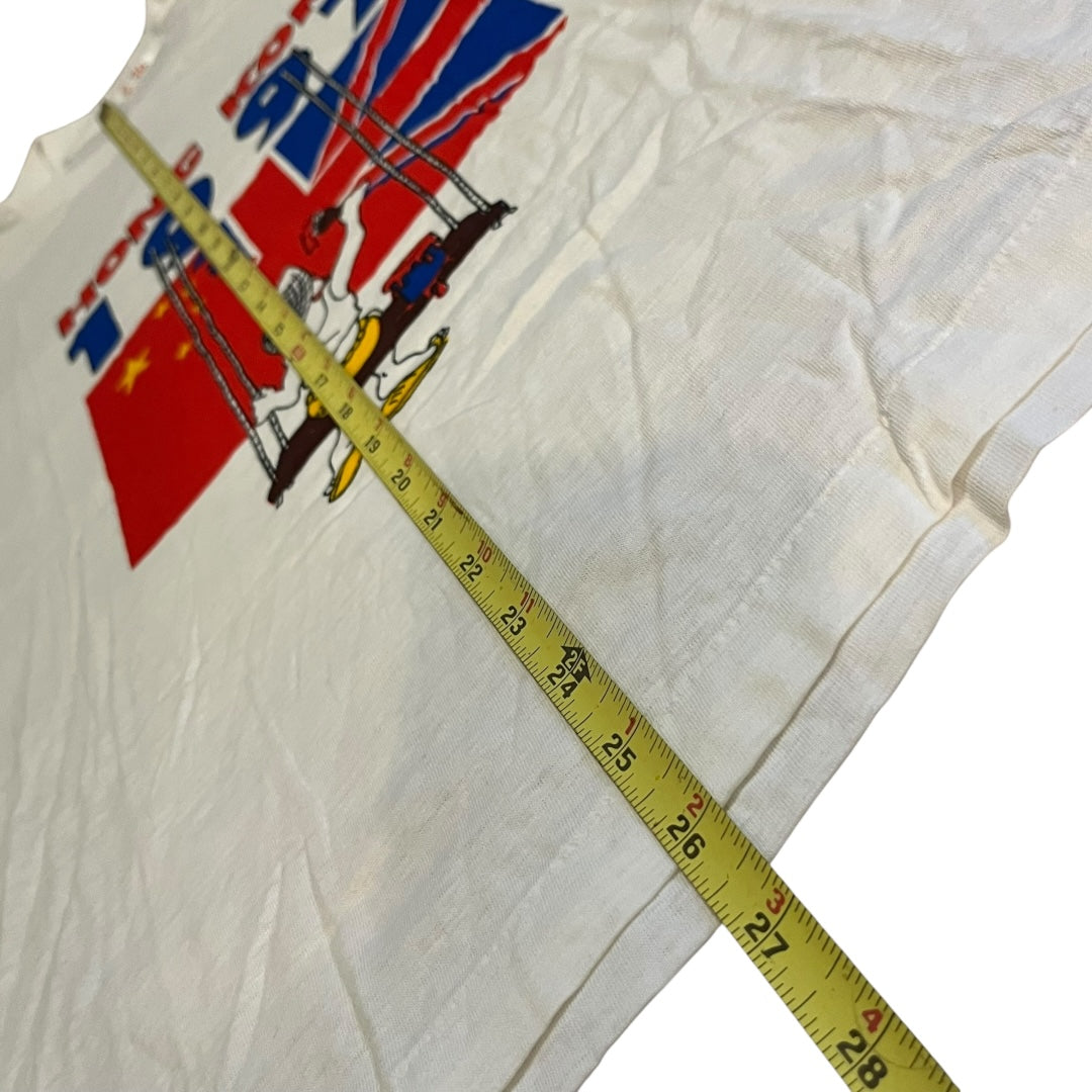 VINTAGE UK Hong Kong 1/2 Sleeve T Shirt (Large)