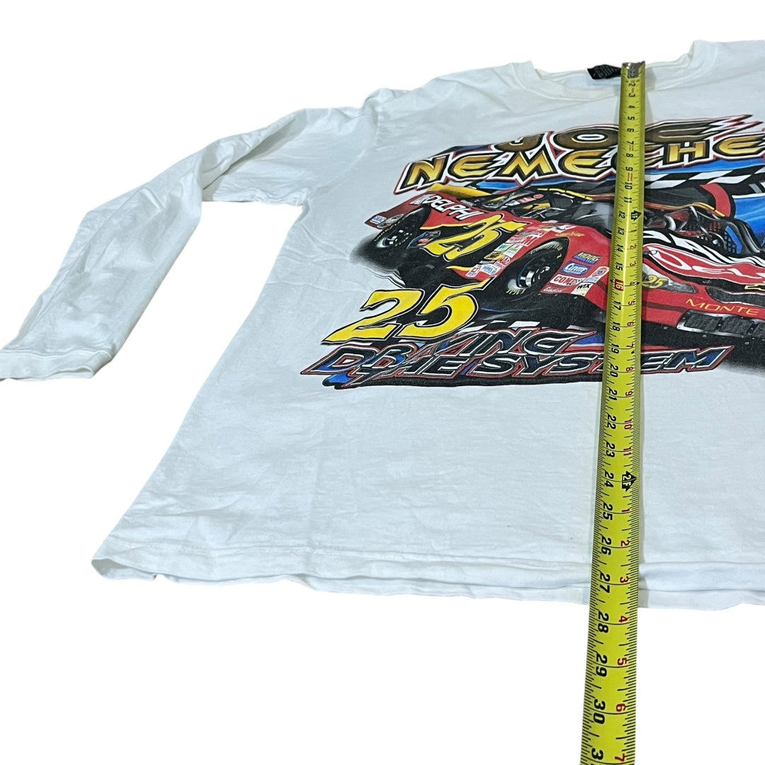 VINTAGE Joe Nemechek Long Sleeve T Shirt (Large)