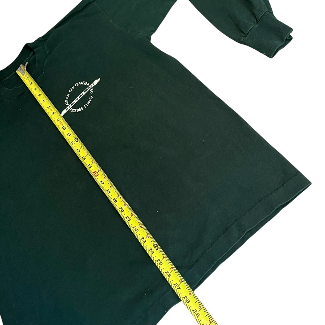 VINTAGE 1993 Alpha Chi Omega Frisbee Fling Longsleeve T Shirt (XL)