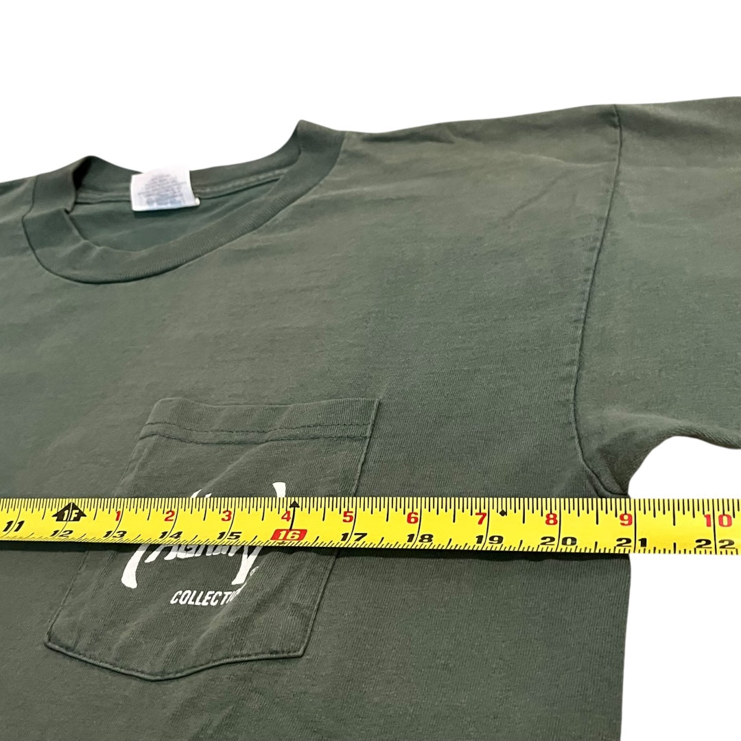 VINTAGE Al Agnew Fishing Pocket T Shirt (Large)