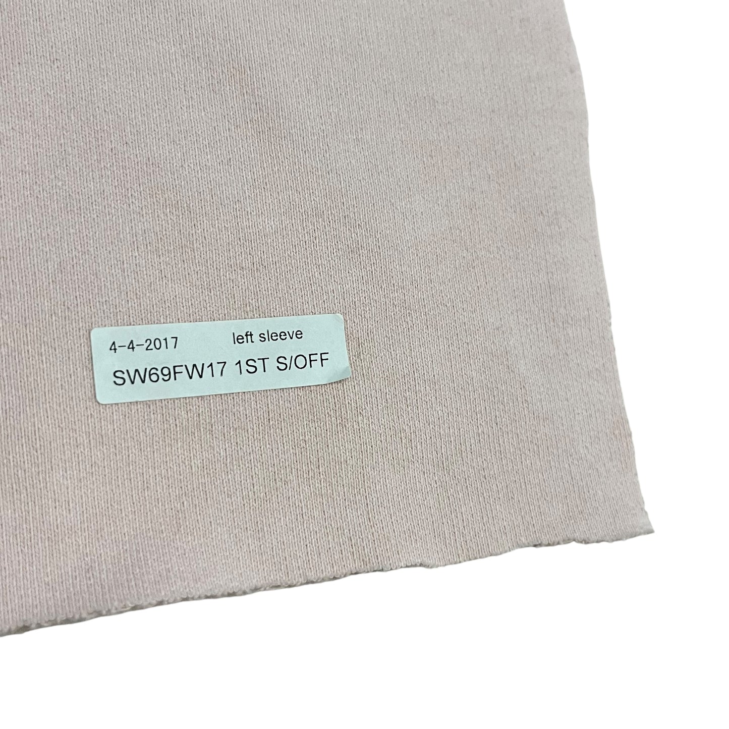 Supreme Menace Test Print Fabric Swatch ( Light Pink / Left )