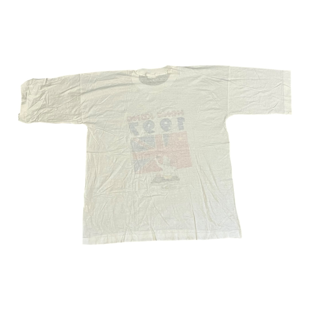 VINTAGE UK Hong Kong 1/2 Sleeve T Shirt (Large)