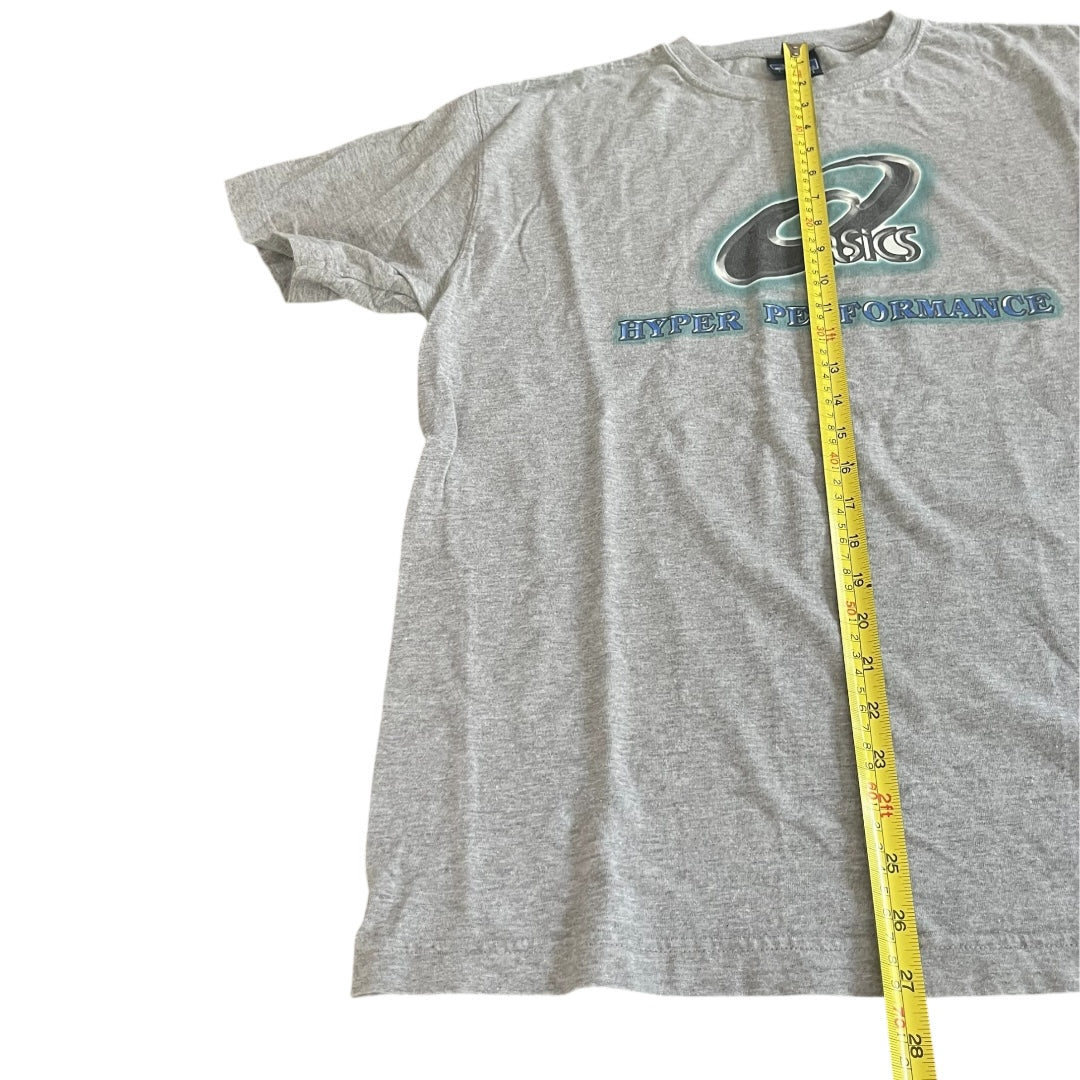 VINTAGE Asics Retro Logo T Shirt (Large)