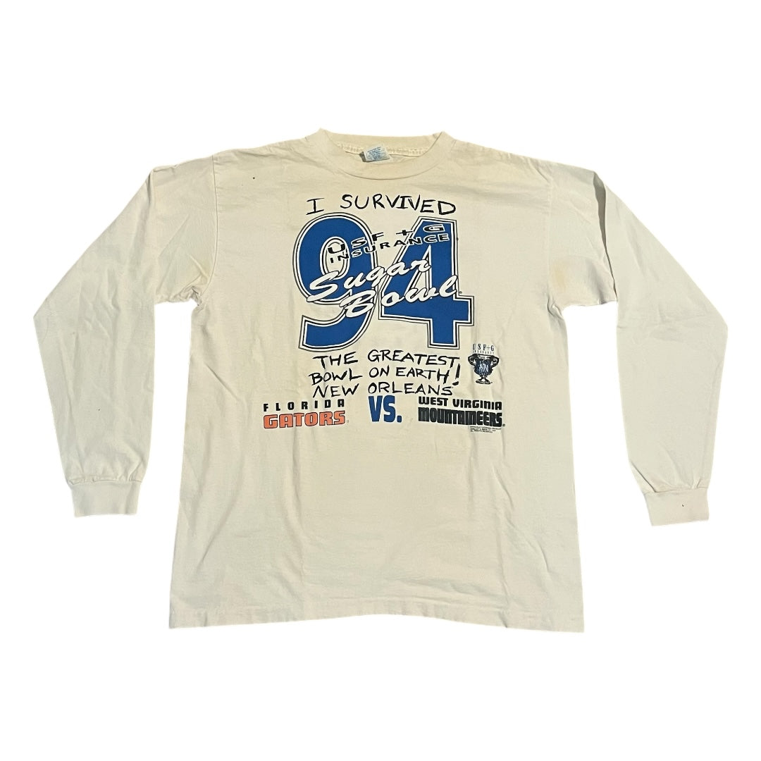VINTAGE 1994 New Orleans Sugar Bowl Longsleeve T Shirt (Large)