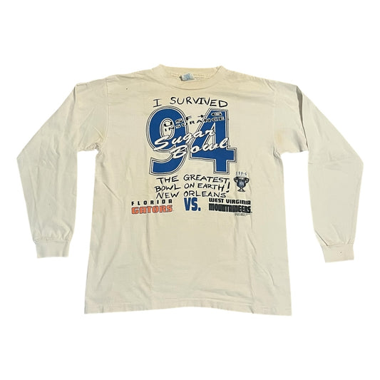 VINTAGE 1994 New Orleans Sugar Bowl Longsleeve T Shirt (Large)