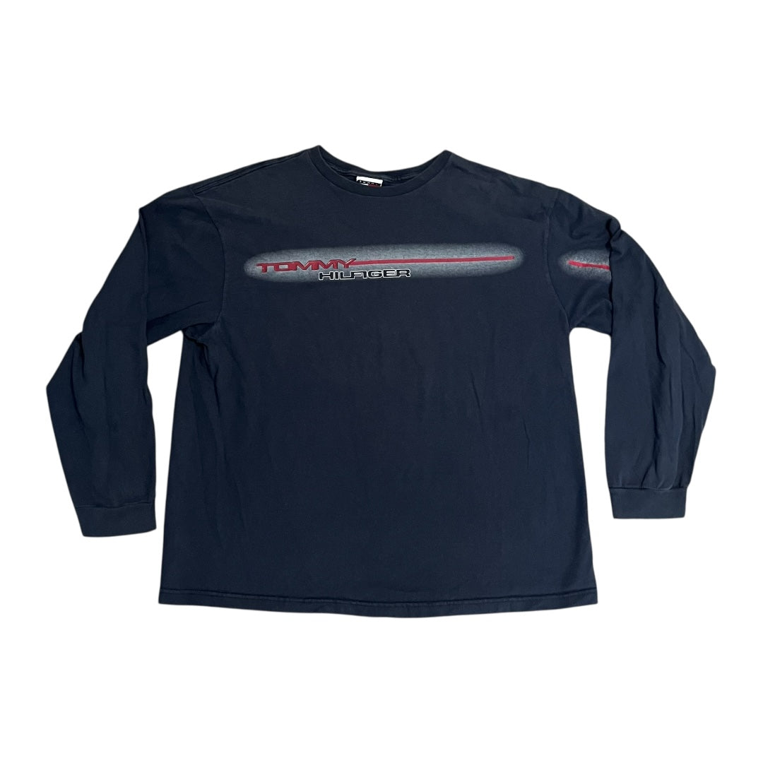 VINTAGE Tommy Hilfiger Long Sleeve T Shirt (Large)