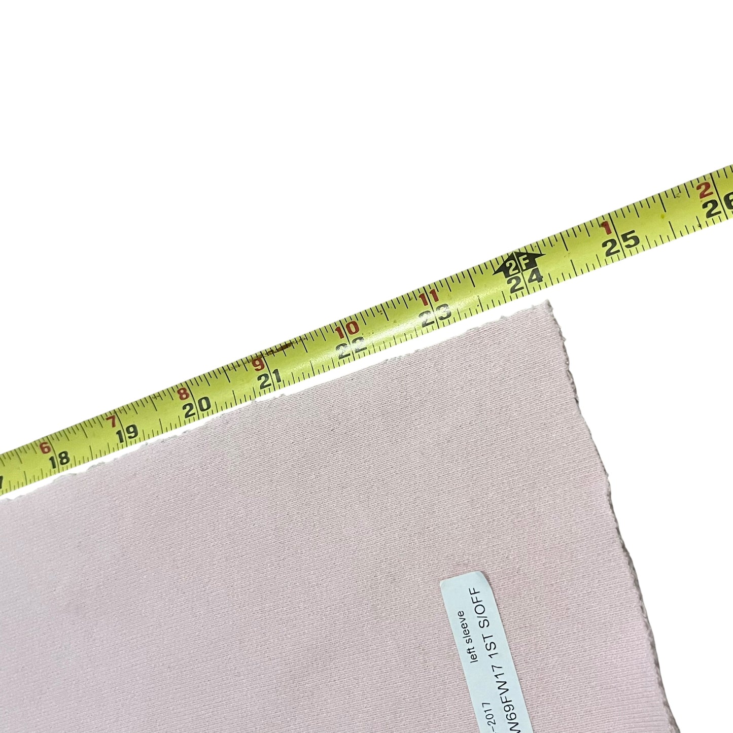 Supreme Menace Test Print Fabric Swatch ( Light Pink / Left )