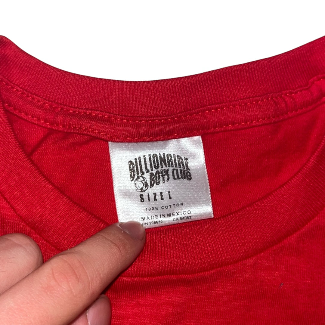 Billionaire Boys Club Astronaut Logo T Shirt - Red (Large)