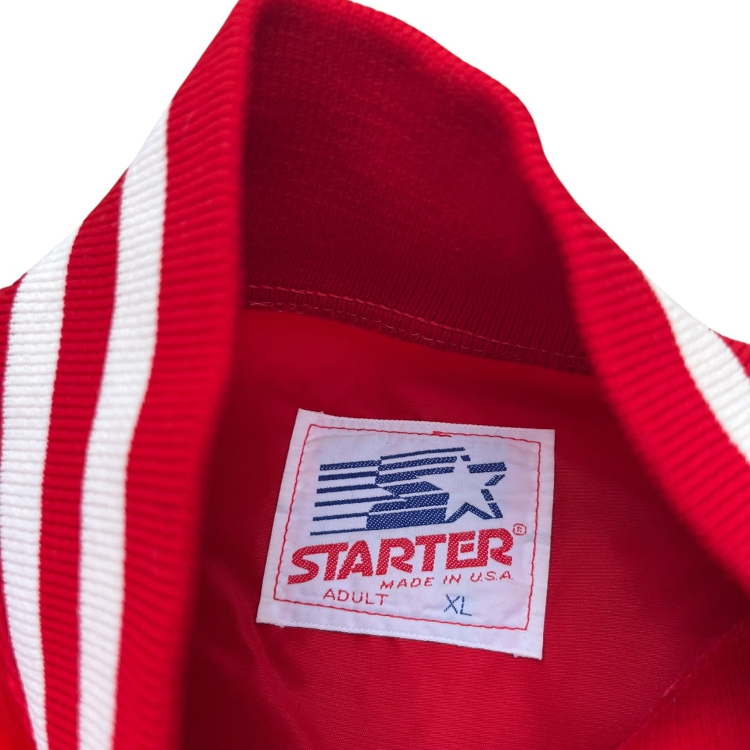 VINTAGE Starter Brand University of Maryland Satin Jacket (XL)