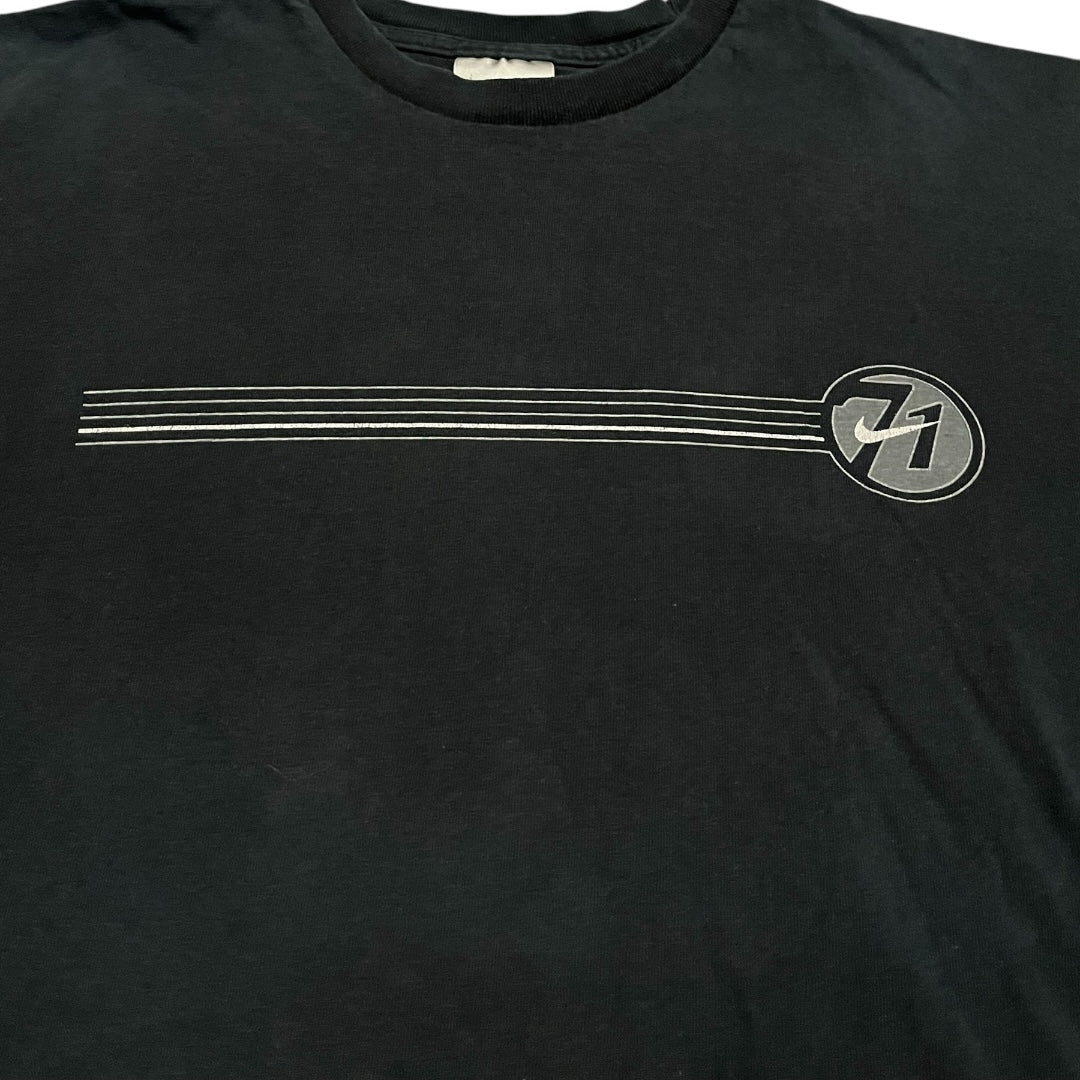 VINTAGE Nike Grey Tag Long Sleeve T Shirt (Large)