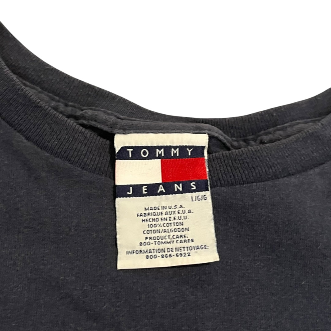 VINTAGE Tommy Hilfiger Long Sleeve T Shirt (Large)