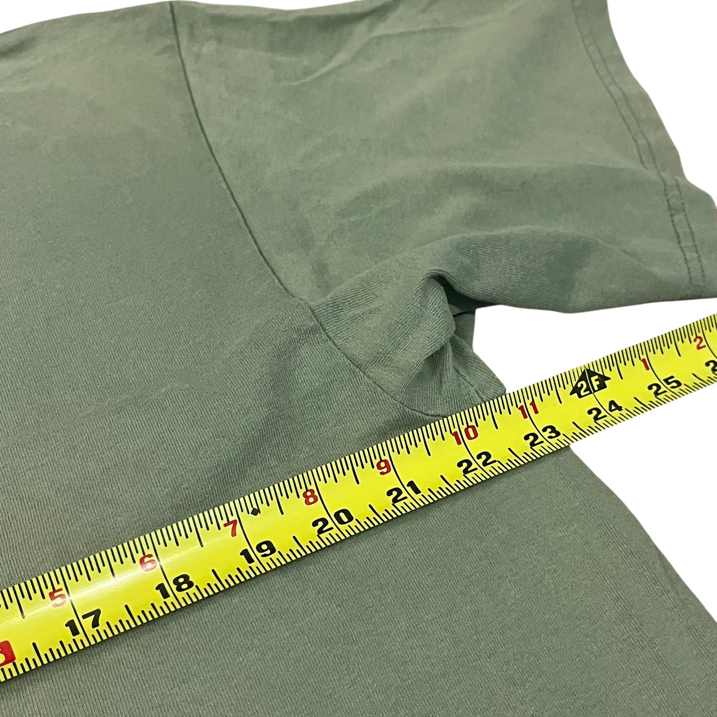 VINTAGE Nike Embroidered Swoosh T-Shirt - Sage (Large)