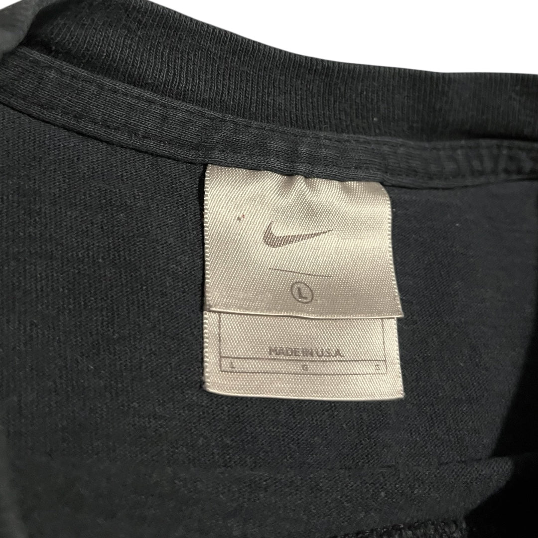 VINTAGE Nike Grey Tag Long Sleeve T Shirt (Large)