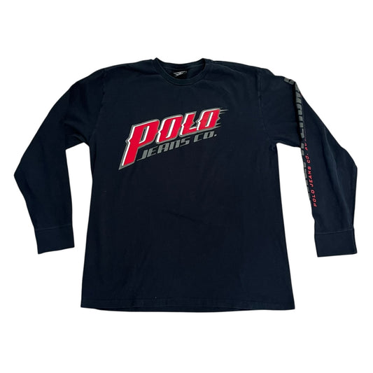 VINTAGE Polo Ralph Lauren Jeans Co Long Sleeve T Shirt (Medium)
