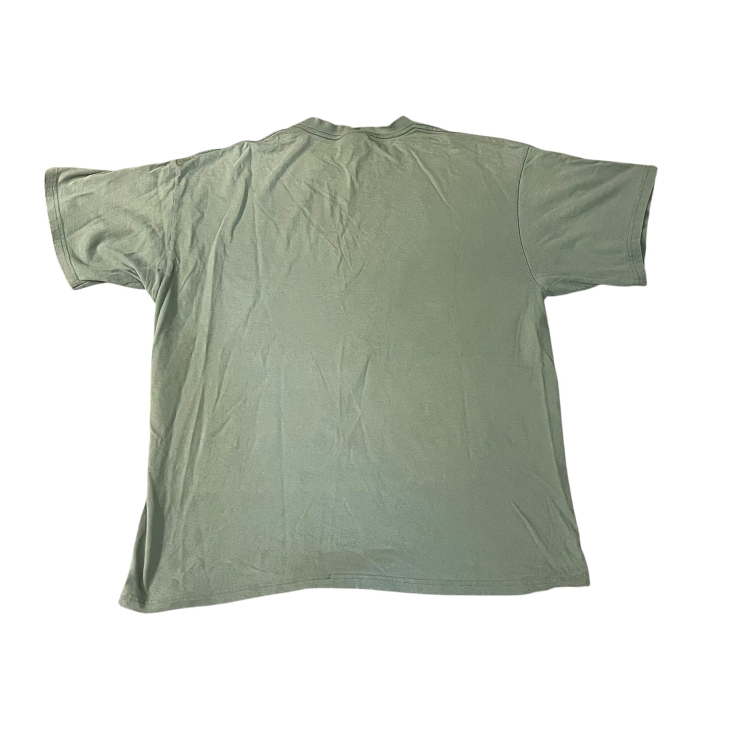 VINTAGE Nike Embroidered Swoosh T-Shirt - Sage (Large)