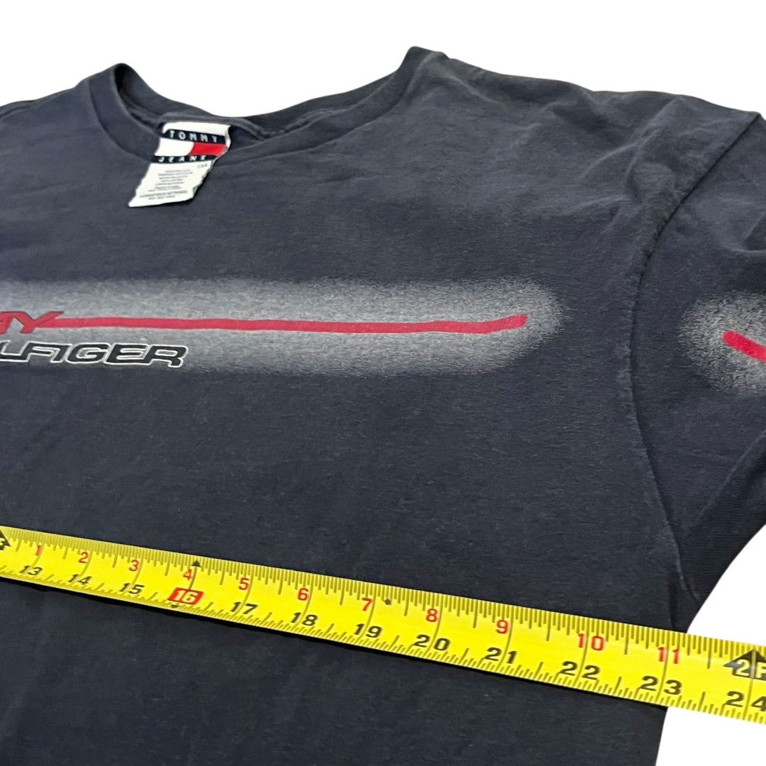 VINTAGE Tommy Hilfiger Long Sleeve T Shirt (Large)