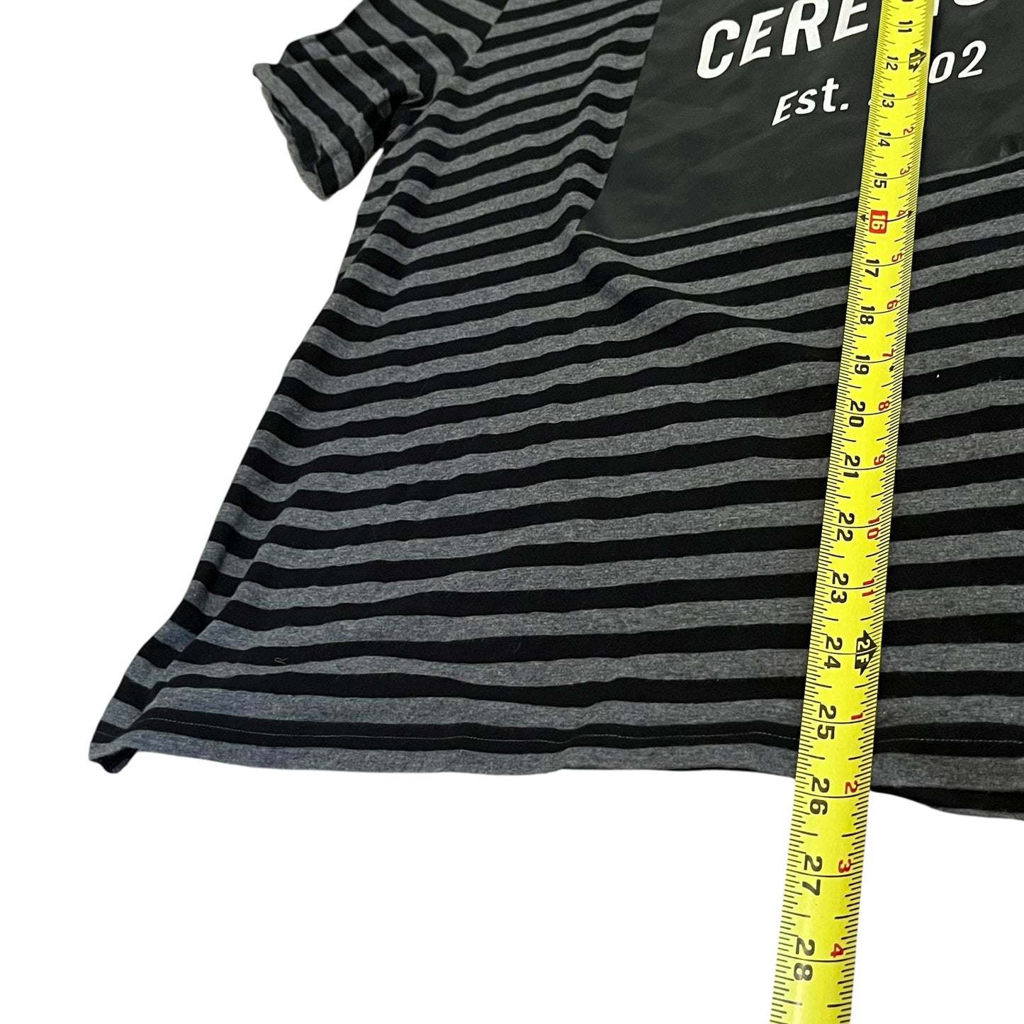 VINTAGE-ish Opening Ceremony Striped Boxy T Shirt (XL)