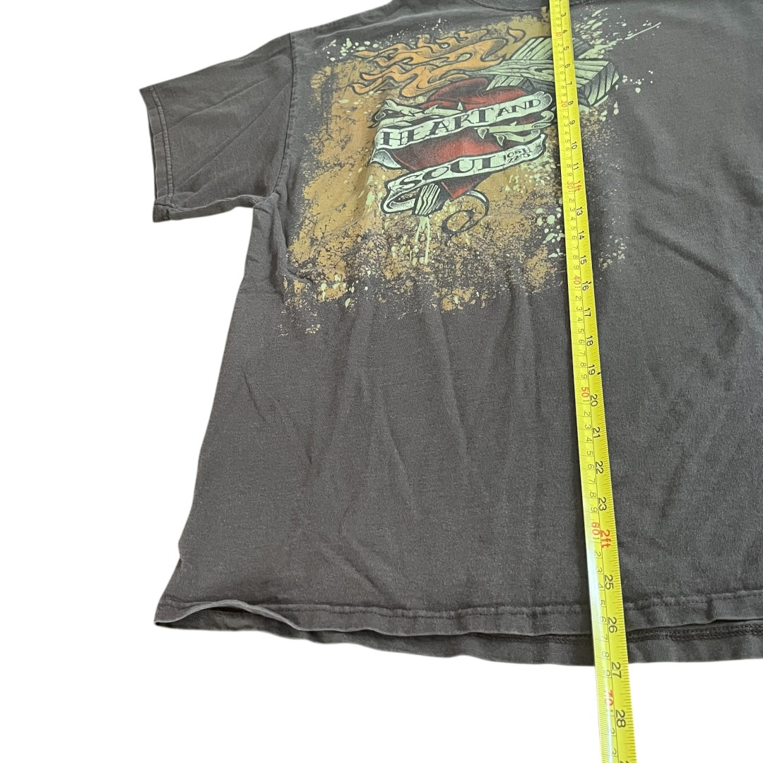 VINTAGE y2k Heart and Soul T Shirt (XL)