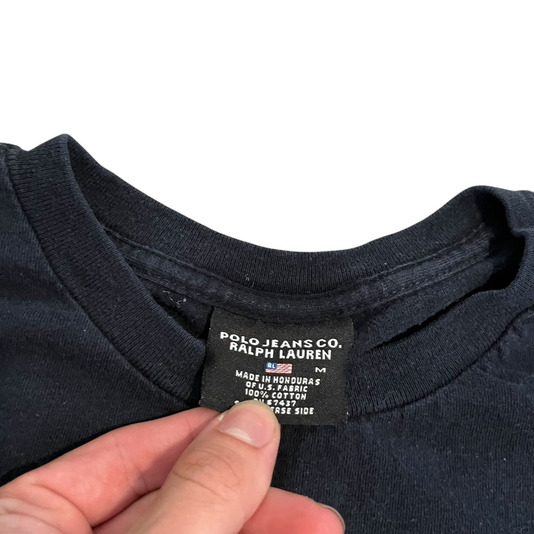 VINTAGE Polo Ralph Lauren Jeans Co Long Sleeve T Shirt (Medium)