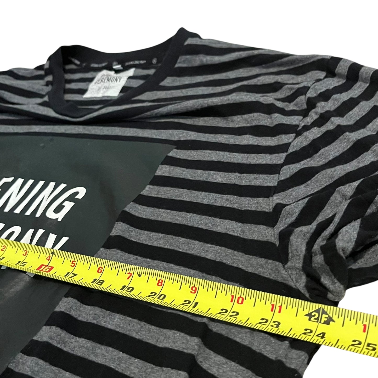 VINTAGE-ish Opening Ceremony Striped Boxy T Shirt (XL)