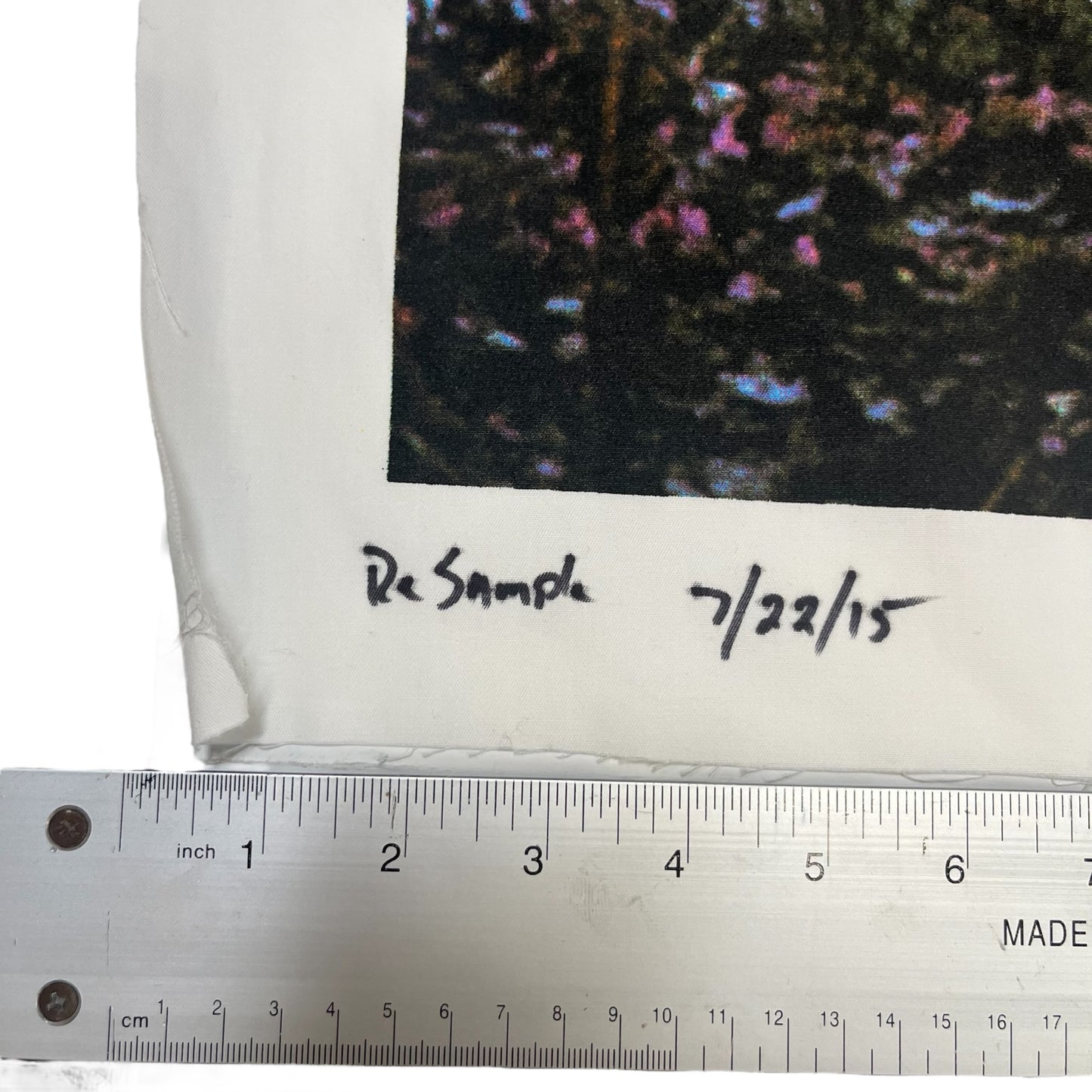 Supreme x Black Sabbath "Test Print" Fabric Sheet