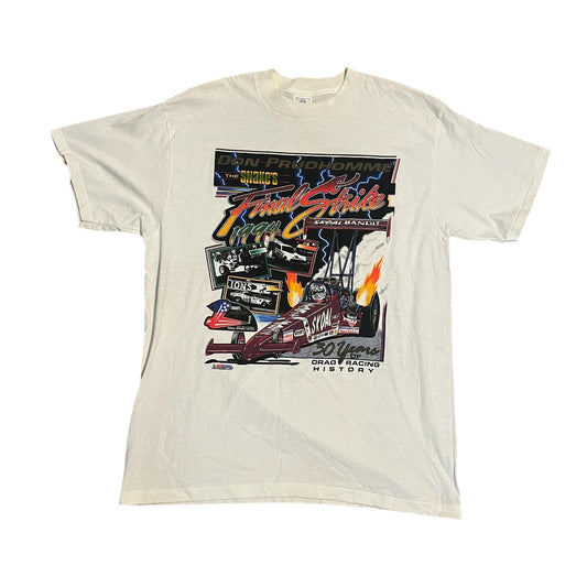VINTAGE 1994 NHRA Snake's Final Strike T Shirt (Large)