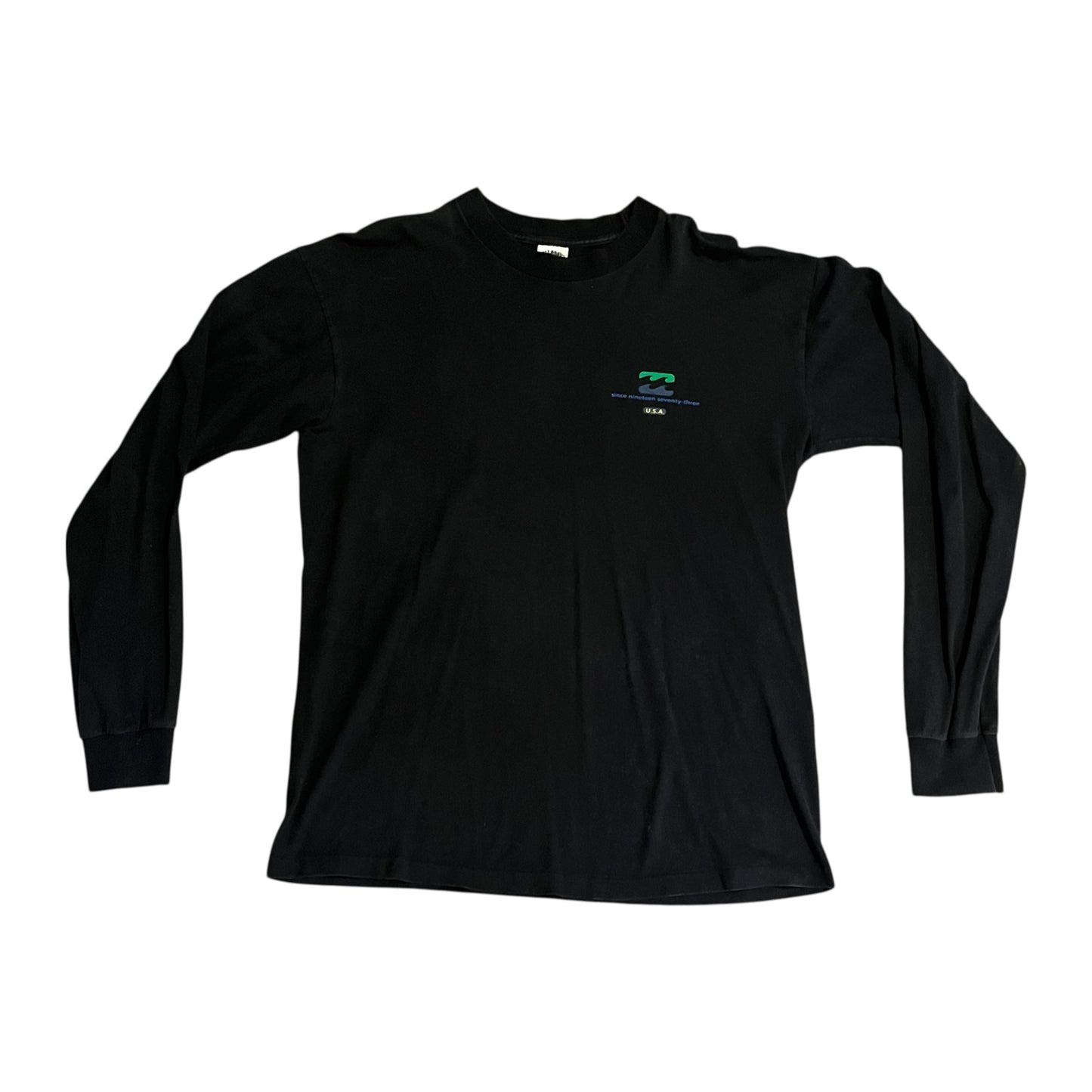 VINTAGE Billabong Snowboarding Long Sleeve T Shirt (Large)