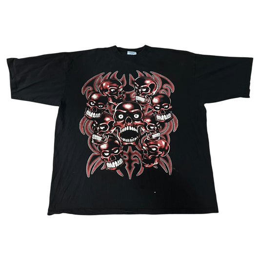 VINTAGE Skull Pile T Shirt (4XL)