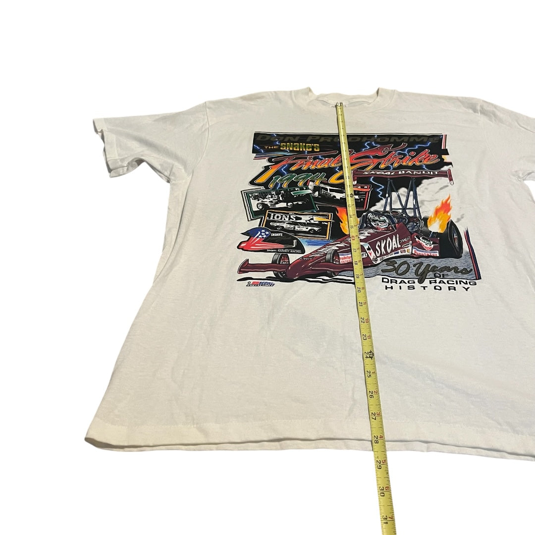 VINTAGE 1994 NHRA Snake's Final Strike T Shirt (Large)