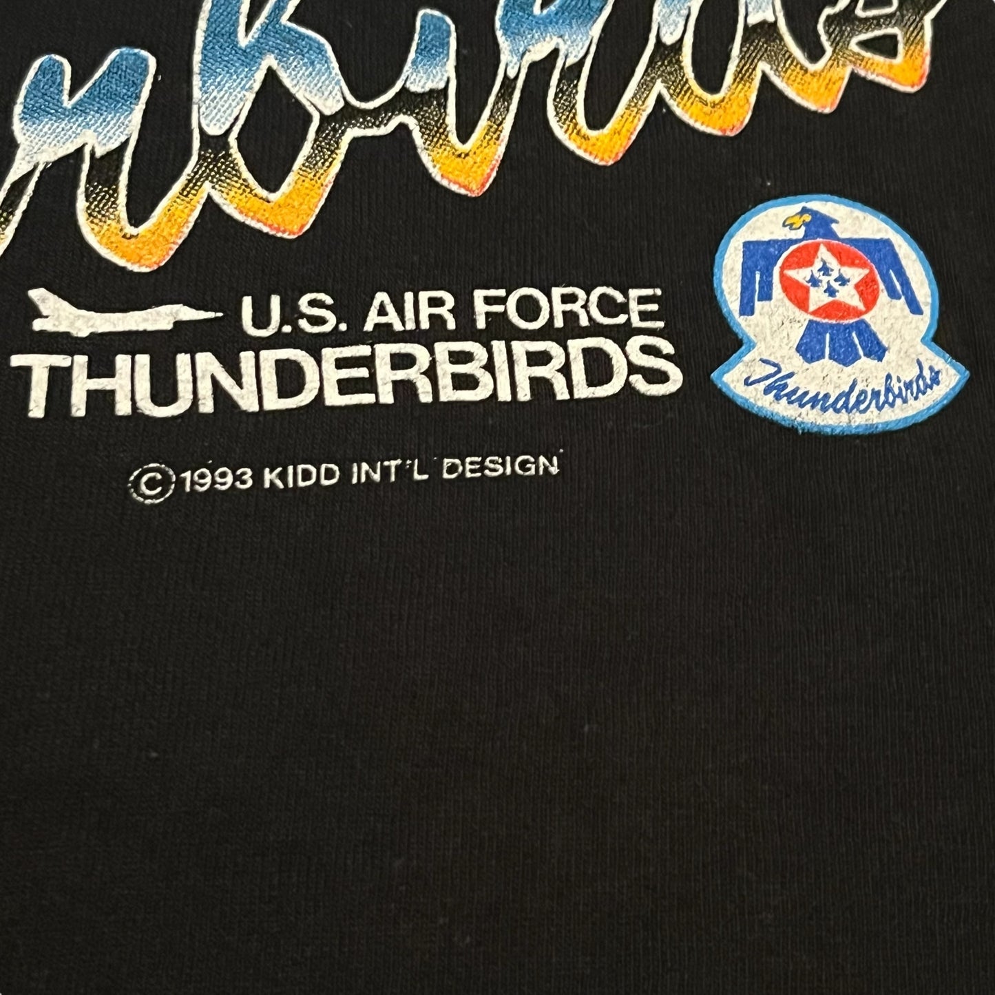 VINTAGE Air Force Thunderbirds T Shirt (Large)