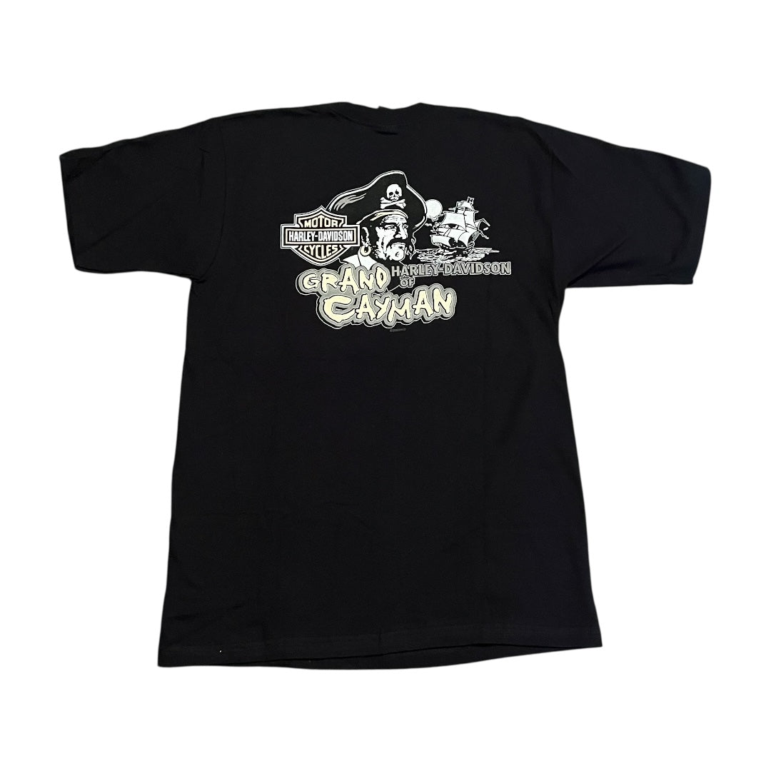 VINTAGE Harley Davidson Grand Cayman T Shirt (Large)
