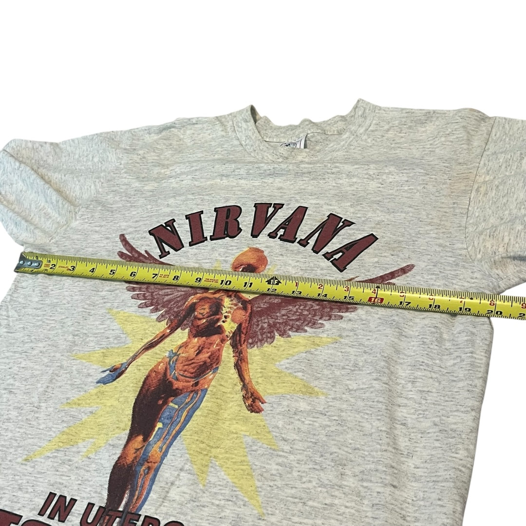 VINTAGE Nirvana In Utero Parking Lot T Shirt (Large)