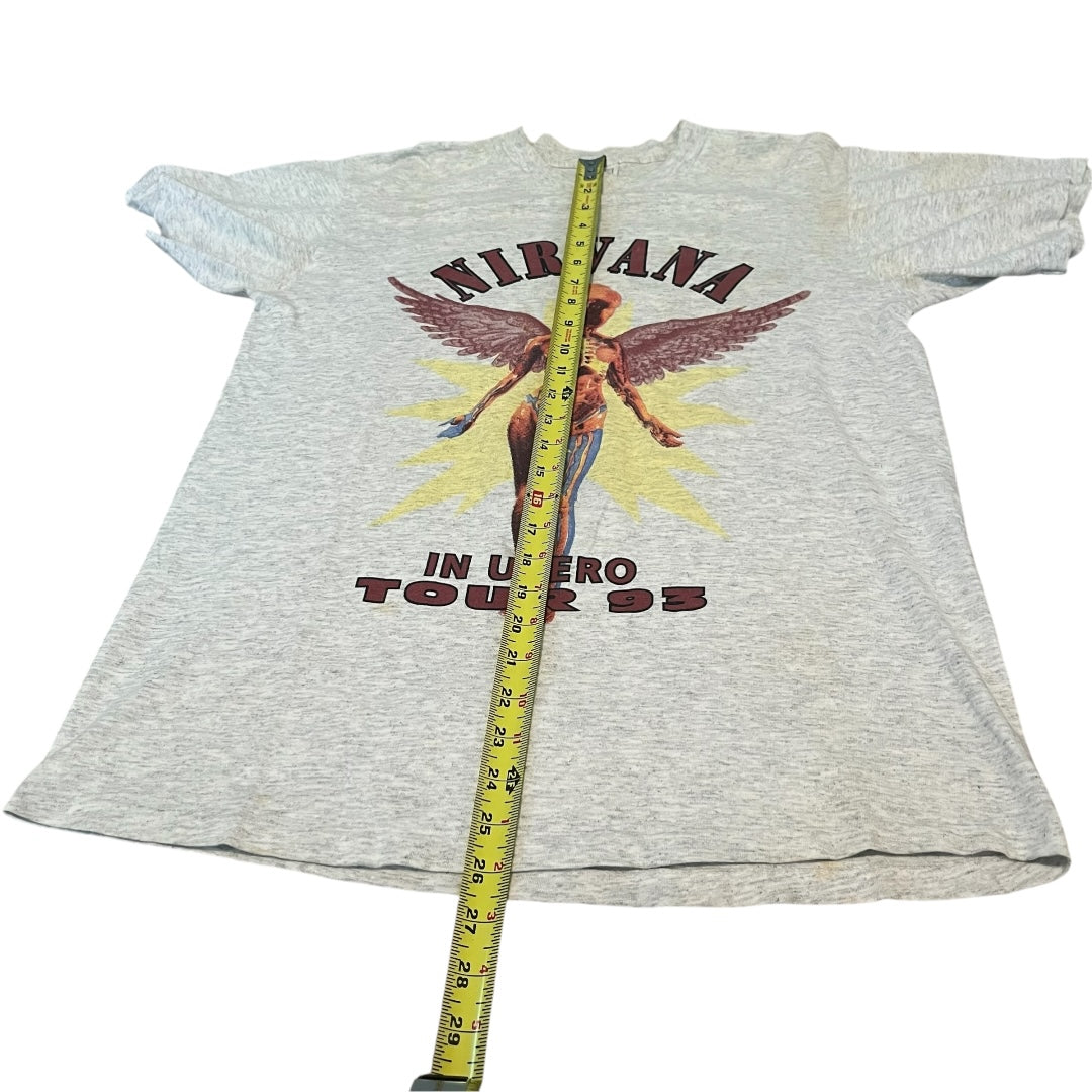 VINTAGE Nirvana In Utero Parking Lot T Shirt (Large)