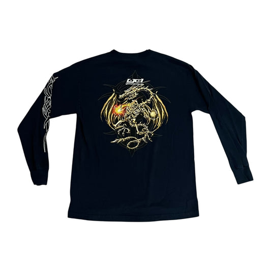 VINTAGE Year of the Dragon Tribal Long Sleeve T Shirt (Medium)