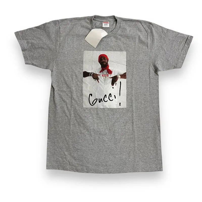 SAMPLE Supreme Gucci Mane Portrait T-Shirt - Grey